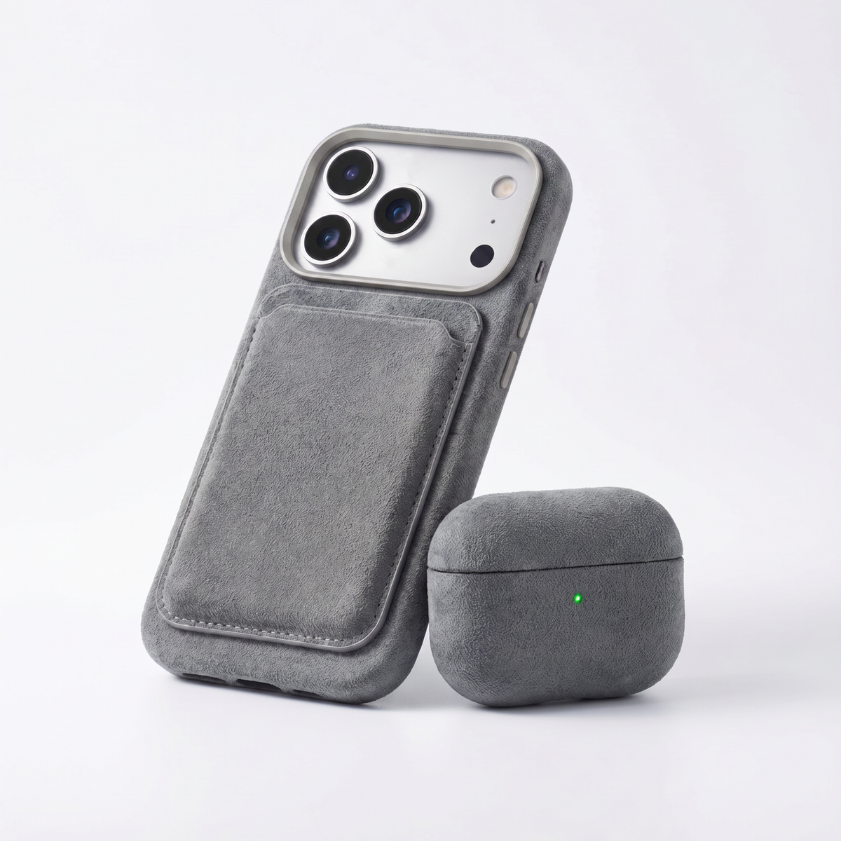 iPhone 18 Pro - Alcantara Case - Nardo Gray