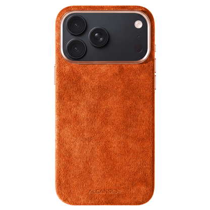 iphone 18 pro max alcantara case - Orange
