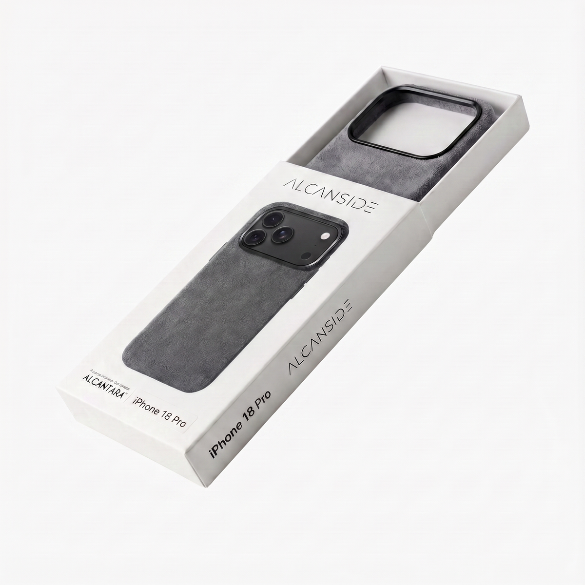 iPhone Alcantara Case - Space Grey