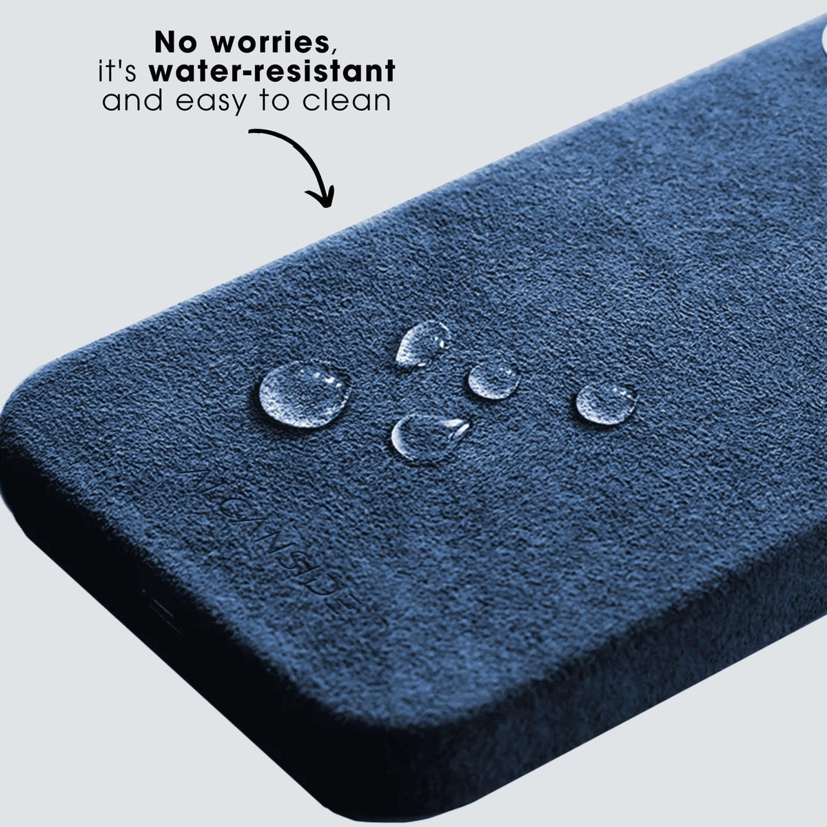 iPhone 11 Pro Max - Alcantara Case - Ocean blue