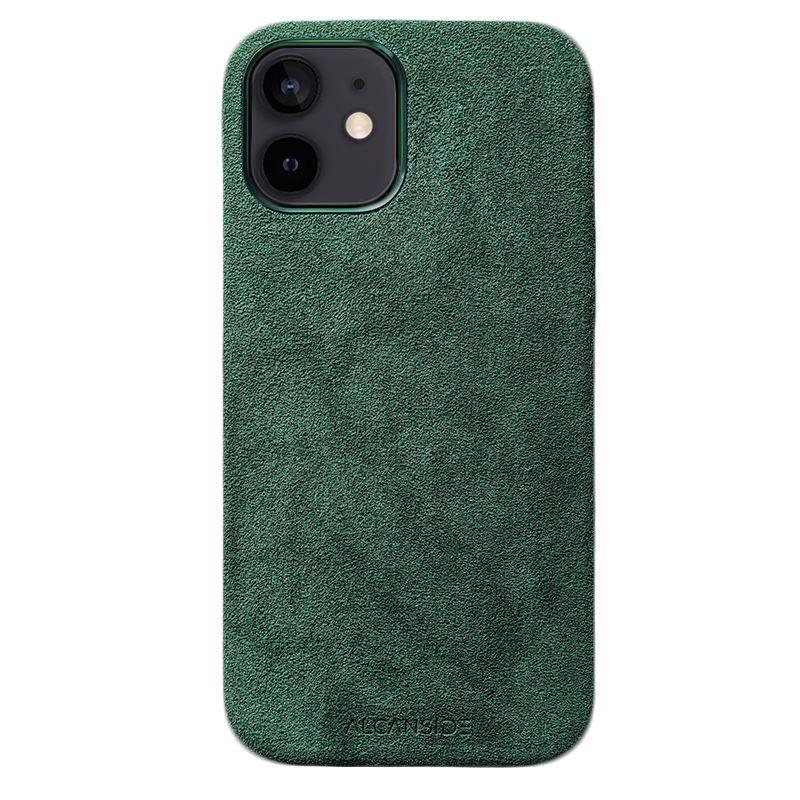 iPhone 12 Mini - Alcantara Case - Midnight Green