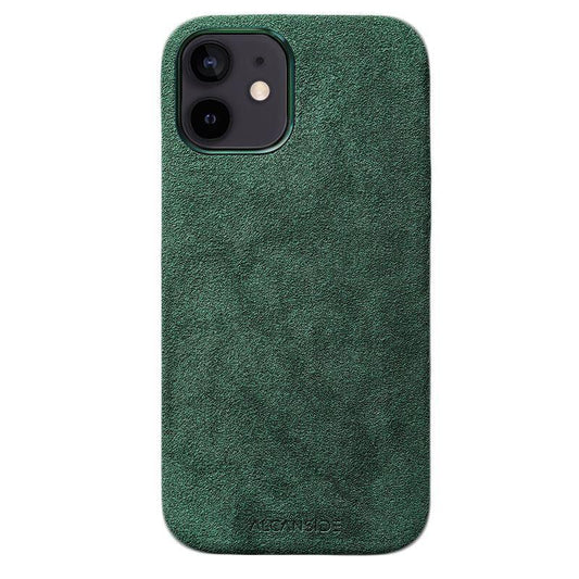 iPhone 12 Mini - Alcantara Case - Midnight Green