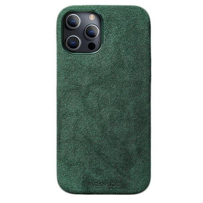 iPhone 12 Pro Max - Alcantara Case - Midnight Green
