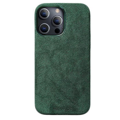 iPhone 13 Pro Max - Alcantara Case - Midnight Green