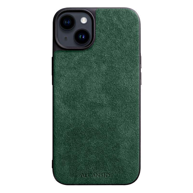 iPhone 14 - Alcantara Back Cover - Midnight Green