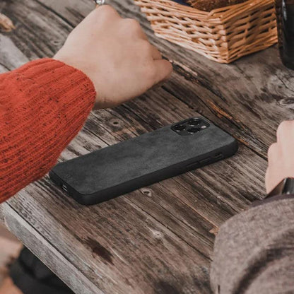 iPhone 14 Pro Max - Alcantara Back Cover - Space Grey