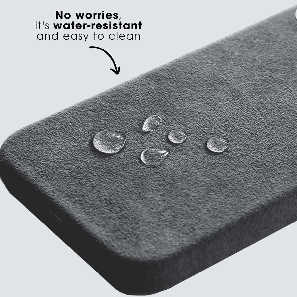 iPhone 15 Pro - Alcantara Case - Nardo Gray