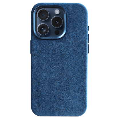 iPhone 15 Pro Max - Alcantara Case - Ocean Blue