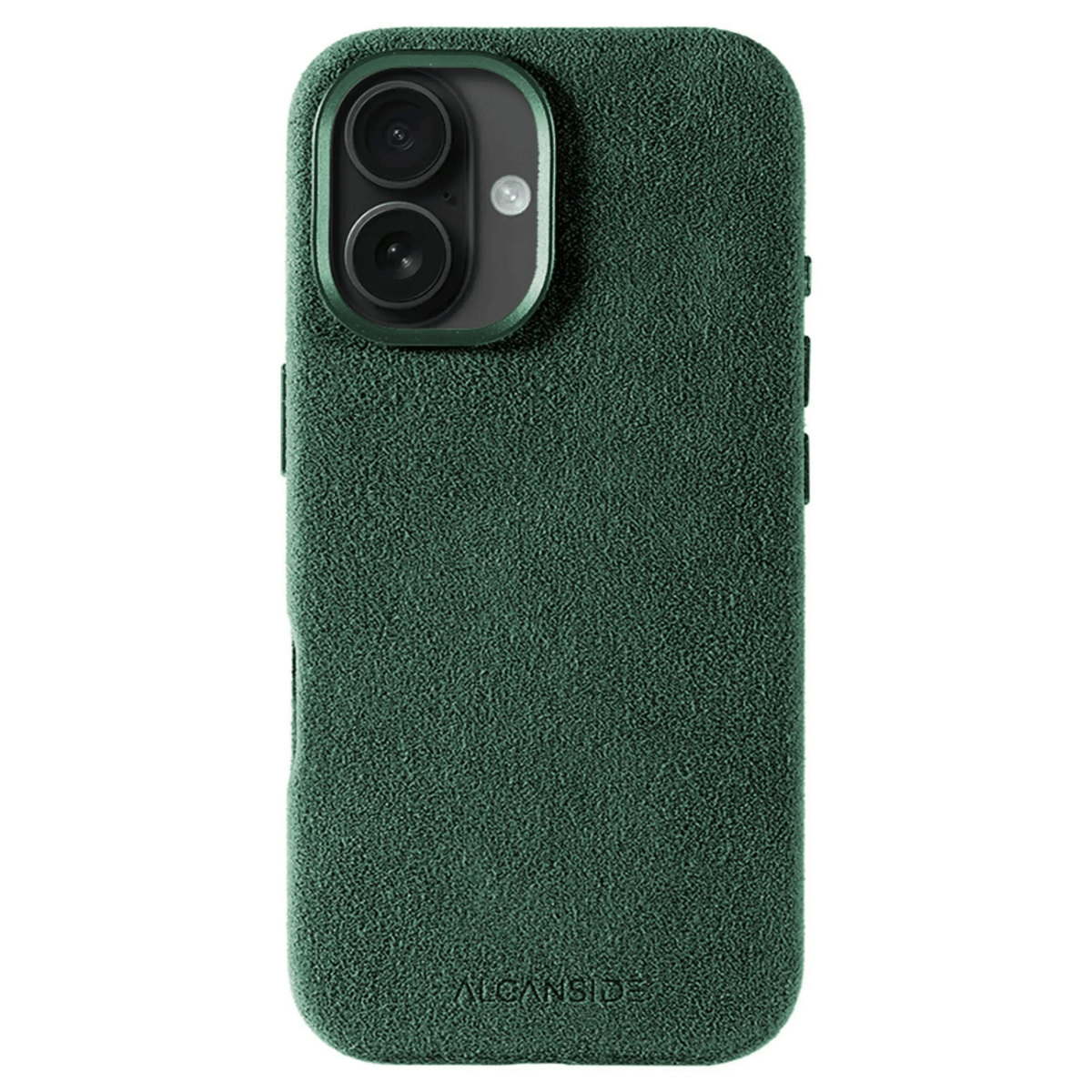 iPhone 16 Plus - Alcantara Case - Midnight Green