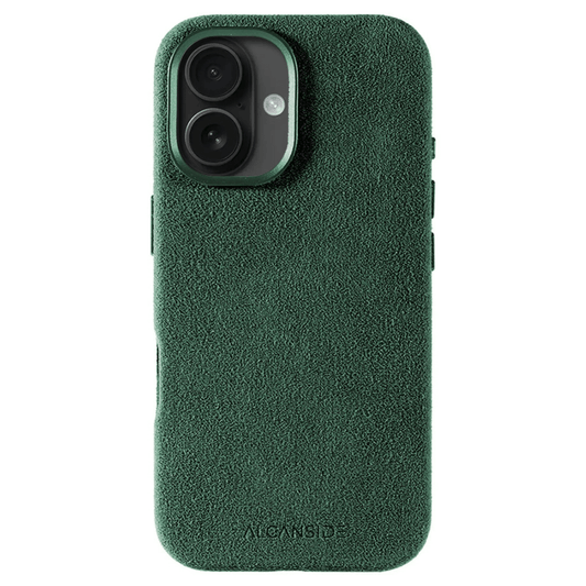 iPhone 16 Plus - Alcantara Case - Midnight Green