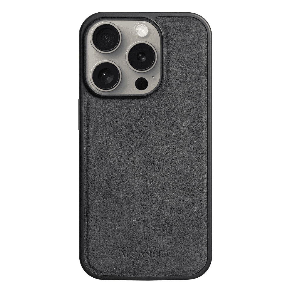 iPhone 16 - Alcantara Back Cover - Space Grey