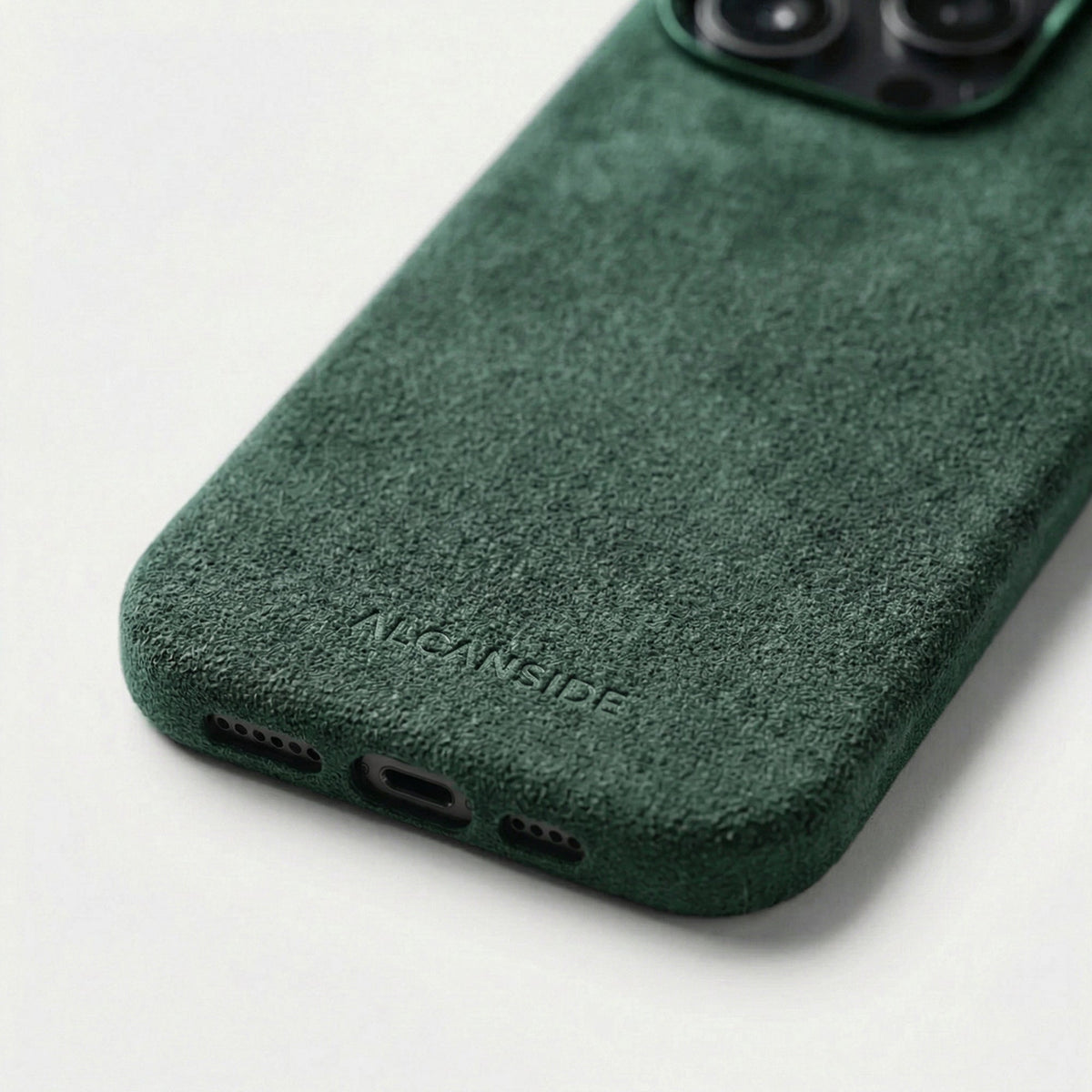 iPhone 16 Pro Max - Alcantara Case - Midnight Green