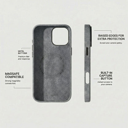 iPhone 16 Pro Max - Alcantara Case - Nardo Gray