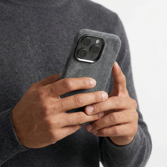 iPhone 16 Pro - Alcantara Case - Nardo Gray