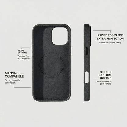 iPhone 16 Pro Max - Alcantara Case - Space Grey
