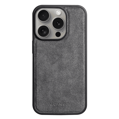 iphone 15 pro alcantara back cover - Nardo Gray