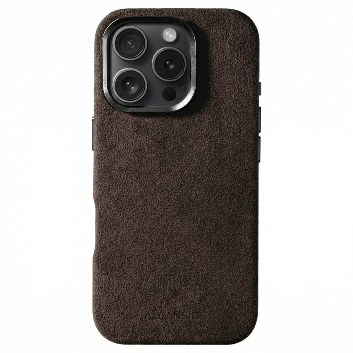 iPhone Alcantara Case - Chocolate Brown