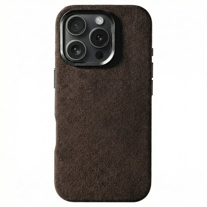 iPhone 16 Pro Max - Alcantara Case - Chocolate Brown
