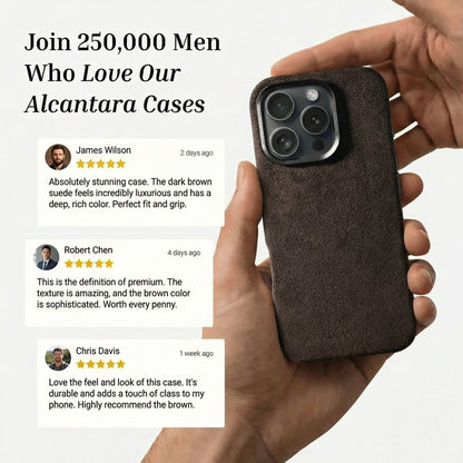 iPhone 16 Pro Max - Alcantara Case - Chocolate Brown
