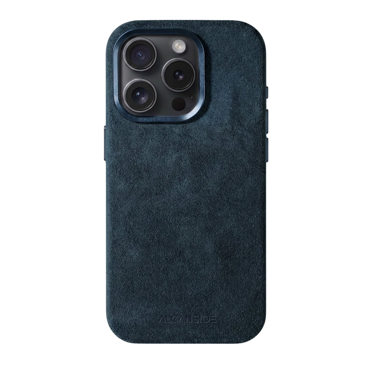 iPhone 15 Pro Max - Alcantara Case - Navy Blue