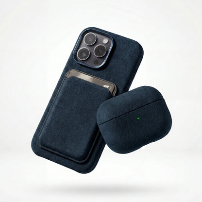 iPhone 16 Pro Max - Alcantara Case - Navy Blue