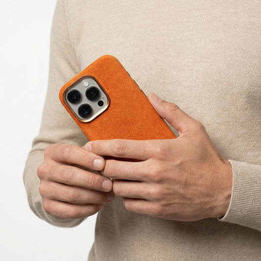 iPhone 16 Pro - Alcantara Case - Orange