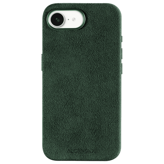 iPhone 17e - Alcantara Case - Midnight Green