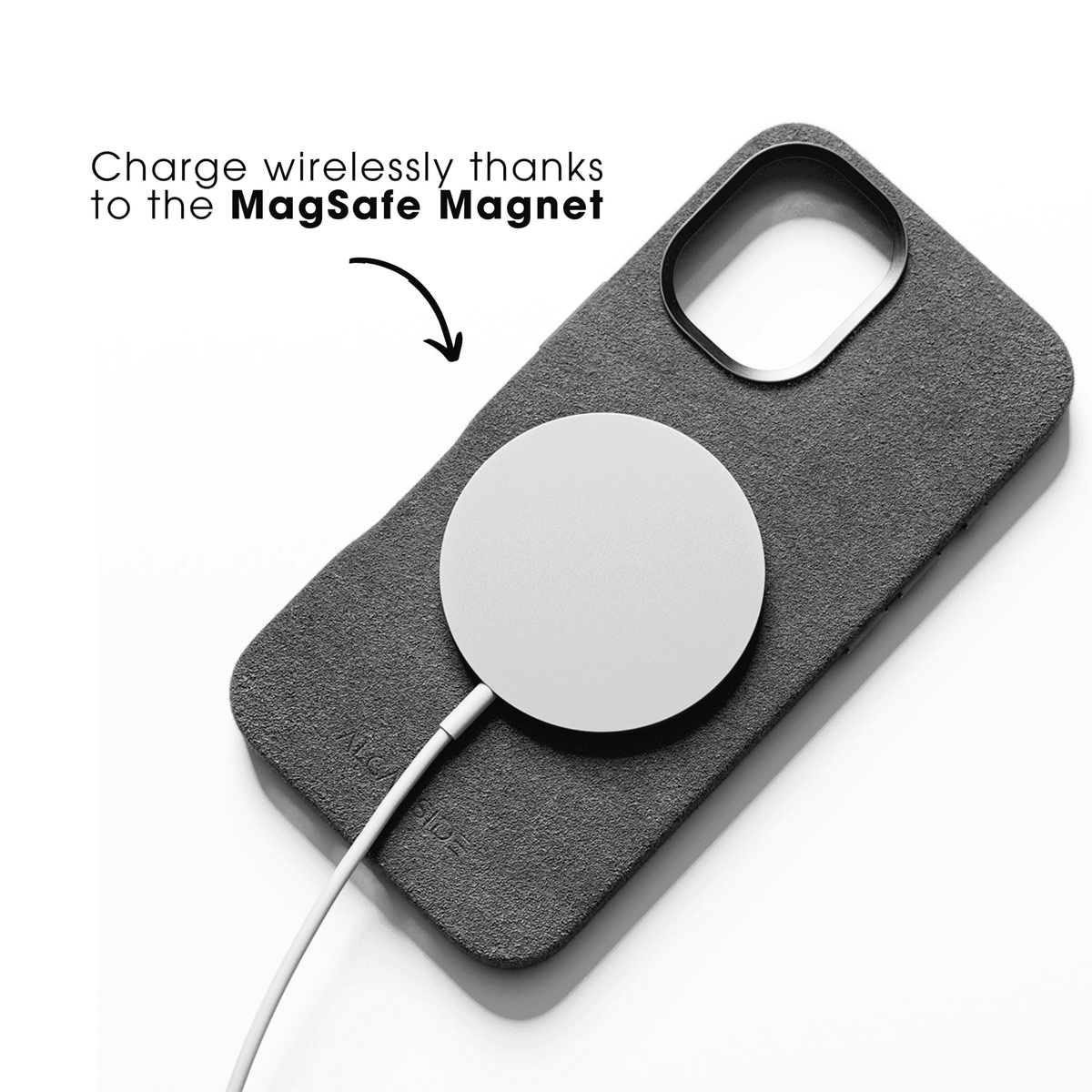 iPhone Alcantara Case - Nardo Gray