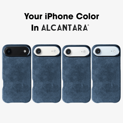 iphone alcantara case - Ocean Blue