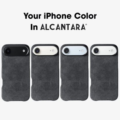 iphone alcantara case - Space Grey