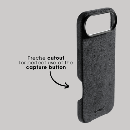 iphone alcantara case - Space Grey