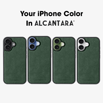 iPhone 17 - Alcantara Back Cover - Midnight Green