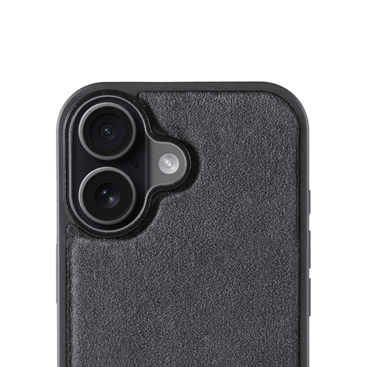 iPhone 17 - Alcantara Back Cover - Space Grey