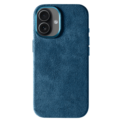 iphone alcantara case - Ocean Blue
