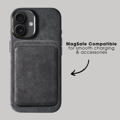 iphone alcantara case - Space Grey