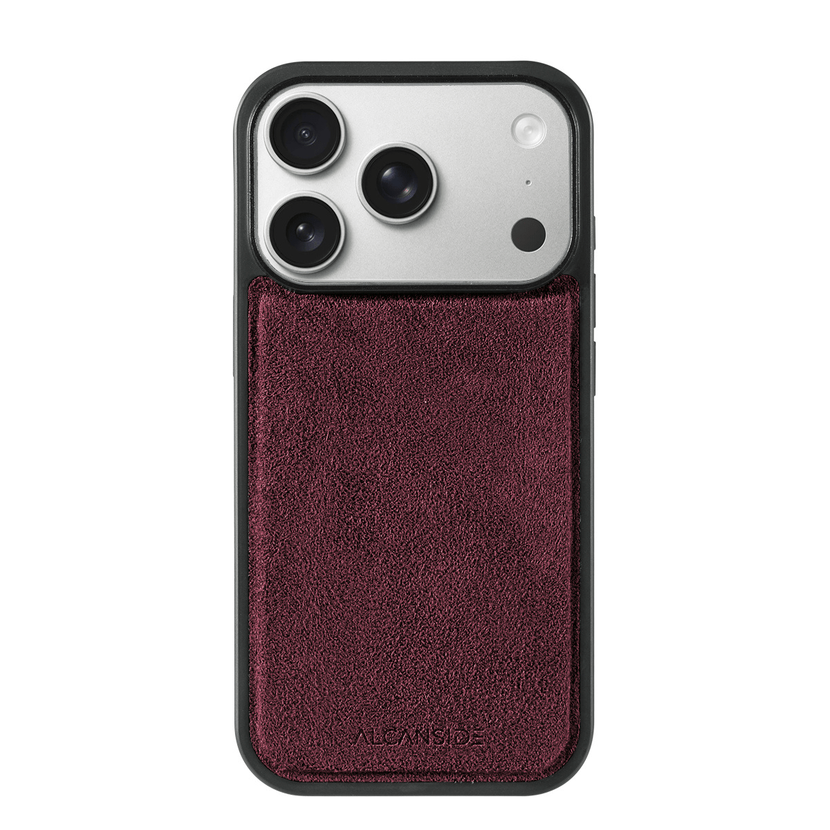 iPhone 17 Pro - Alcantara Back Cover - Wine Red