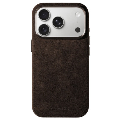 iphone alcantara case - Chocolate Brown