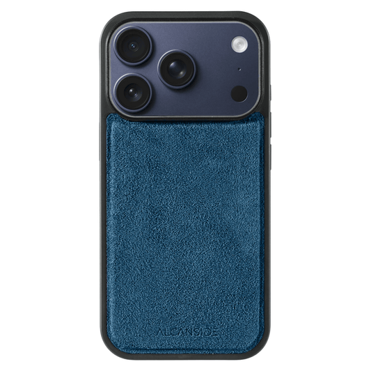 iPhone 17 Pro Max - Alcantara Back Cover - Ocean Blue