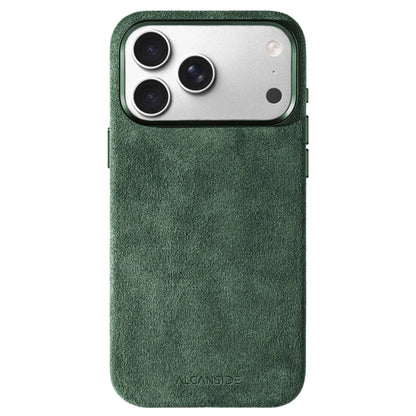 iphone alcantara case - Midnight Green