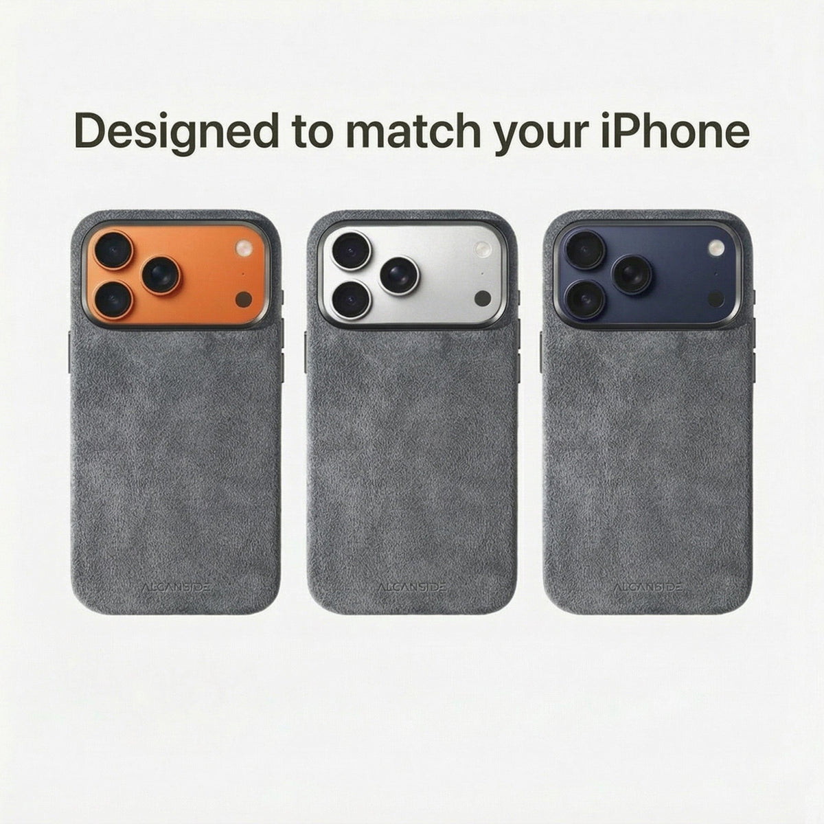 iPhone 17 Pro - Alcantara Case - Nardo Gray