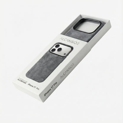 iphone alcantara case - Nardo Gray