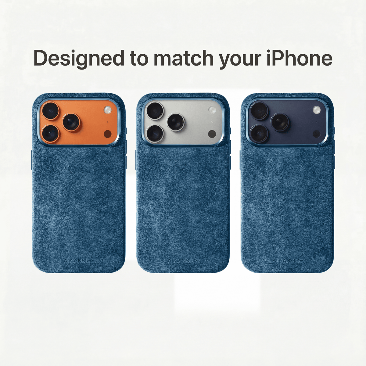 iPhone 17 Pro - Alcantara Case - Ocean Blue