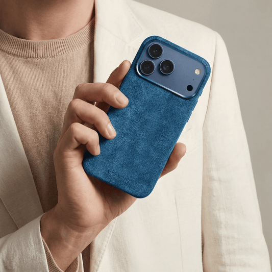 iPhone 17 Pro Max - Alcantara Case - Ocean Blue