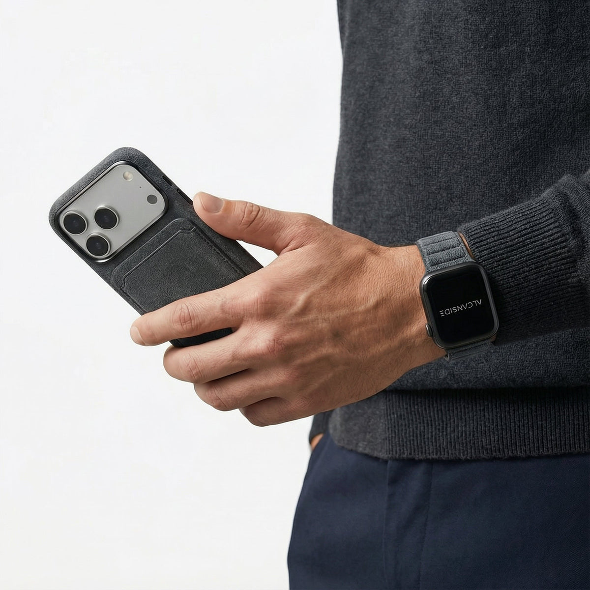 iPhone 17 Pro Max - Alcantara Case - Space Grey