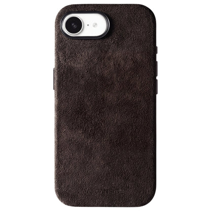 iPhone 17e - Alcantara Case - Chocolate Brown