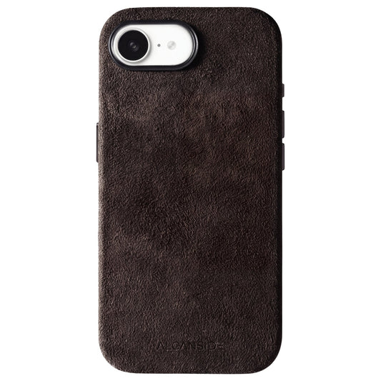 iPhone 17e - Alcantara Case - Chocolate Brown