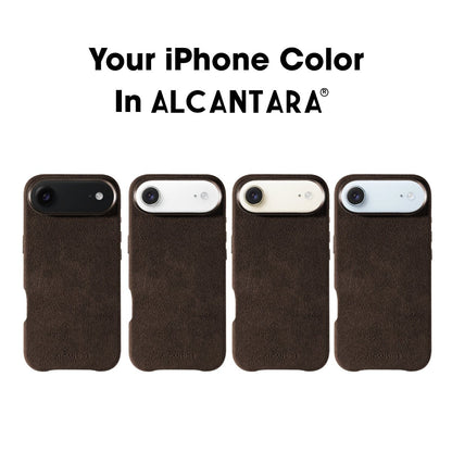 iPhone 17 Air - Alcantara Case - Chocolate Brown