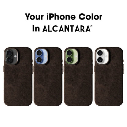 iPhone 17 - Alcantara Case - Chocolate Brown