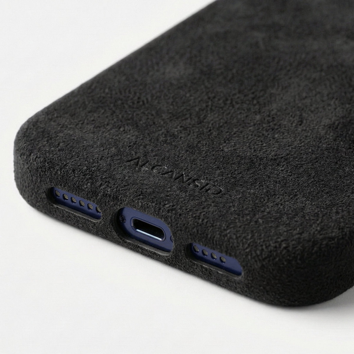 iphone 18 pro alcantara case - Deep Black