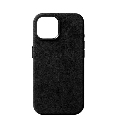 iphone 18 pro max alcantara case - Deep Black